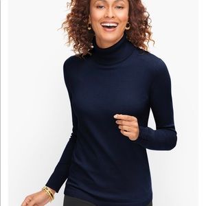 Talbots Perfect Turtleneck in Indigo Blue (Navy)